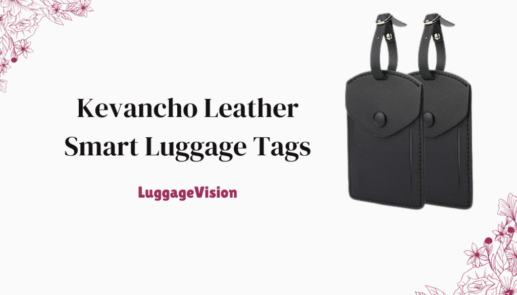 Kevancho Leather Smart Luggage Tags